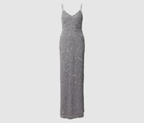 Abendkleid mit Paillettenbesatz Modell
