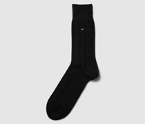 Socken mit Zopfmuster Modell 'CABLE'