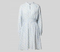 Knielanges Kleid mit floralem Allover-Print Modell 'Laurelle'