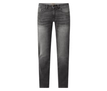 Slim Fit Jeans mit Stretch-Anteil Modell 'Madison'
