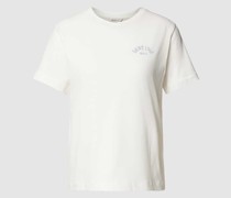 T-Shirt mit Label-Stitching Modell 'ARCH'