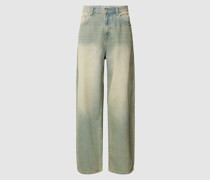Jeans mit Denim-Look und Baggy Fit