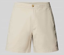 Regular Fit Shorts mit Logo-Stitching Modell 'PREPSTER'