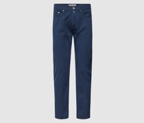 Hose mit Label-Details Modell 'Lyon'