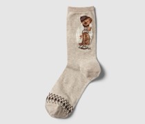 Socken mit Label-Stitching