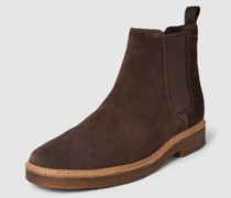 Chelsea Boots aus Leder-Mix