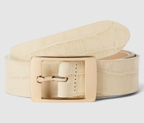 Gürtel aus Leder mit Dornschließe Modell 'Monfrini'