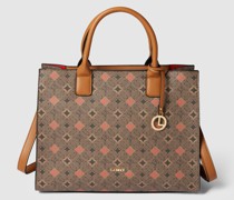Handtasche mit Allover-Muster Modell 'Kiana'