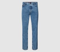 Straight Leg Jeans mit Stitching-Detail Modell 'HUGO 634'