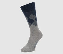 Socken mit Rautenmuster Modell 'Hampstead'