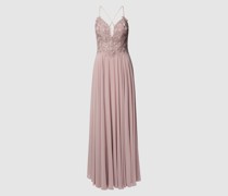 Abendkleid mit Zierbesatz
