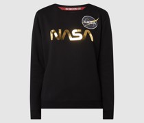 Sweatshirt mit NASA-Print