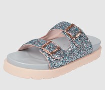 Sandalen mit Glitter-Effekt Modell 'Eve'