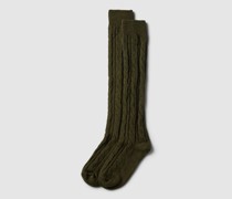 Socken mit Strukturmuster