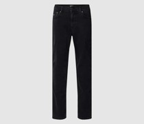 Slim Fit Jeans mit Label-Details Modell 'SCANTON'