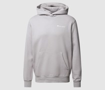 Oversized Hoodie mit Label-Detail