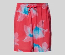 Regular Fit Shorts mit floralem Print