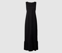 Midikleid mit Label-Detail