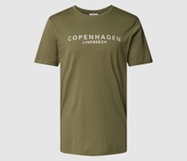 T-Shirt mit Label-Print Modell 'Copenhagen'