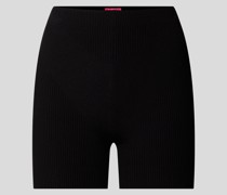 Shorts mit Strickmuster