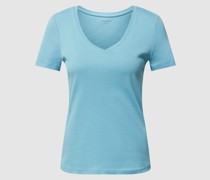 T-Shirt mit V-Ausschnitt