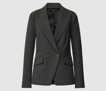 Blazer mit Reverskragen und Knopfverschluss
