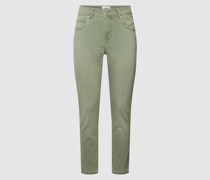 Skinny Fit Jeans mit Label-Patch Modell 'Ornella'