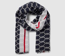 Schal mit Allover-Muster Modell 'COAST'