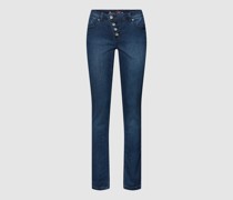 Skinny Fit Jeans mit Stretch-Anteil Modell 'Malibu Strech Denim'