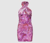 Minikleid mit Allover-Muster Modell 'TIE DYE'