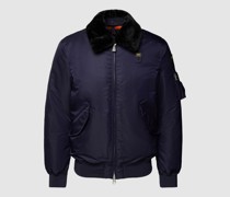 Bomberjacke mit Kunstfellbesatz