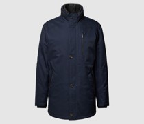 Jacke mit Knopfleiste und Reißverschlusstaschen