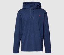 Hoodie mit Logo-Stitching