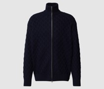 Strickjacke mit Strukturmuster