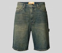 Baggy Fit Jeansshorts im 5-Pocket-Design