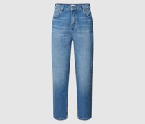 Tapered Fit Jeans mit 5-Pocket-Design Modell 'CHARLOTTE'