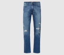 Slim Fit Jeans im Destroyed-Look