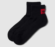 Socken mit Label-Details im 2er-Pack