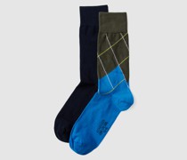 Socken mit Stretch-Anteil im 2er-Pack