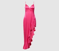 Midikleid aus Viskose mit Volants Modell 'EMBER MIDI DRESS'