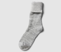 Socken mit Label-Stitching