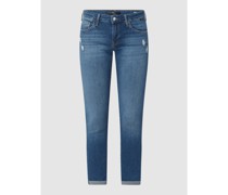 Cropped Super Skinny Fit Jeans mit Stretch-Anteil Modell 'Lexy'