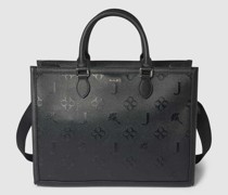 Handtasche mit Label-Muster Modell 'decoro stampa aurelia'