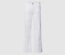 Wide Fit Jeans mit Knopf- und Reißverschluss Modell 'TESS'