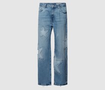Jeans mit Stern-Patches