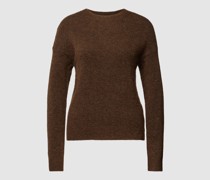 Strickpullover mit Rundhalsausschnitt Modell 'Festina hope'