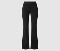 Flared High Waist Jeans mit Stretch-Anteil Modell 'Celia'