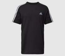 T-Shirt mit Label-Stitching