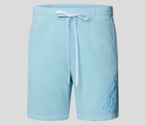 Sweatshorts mit Brand-Print