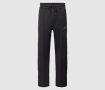 Sweatpants mit Label-Stitching